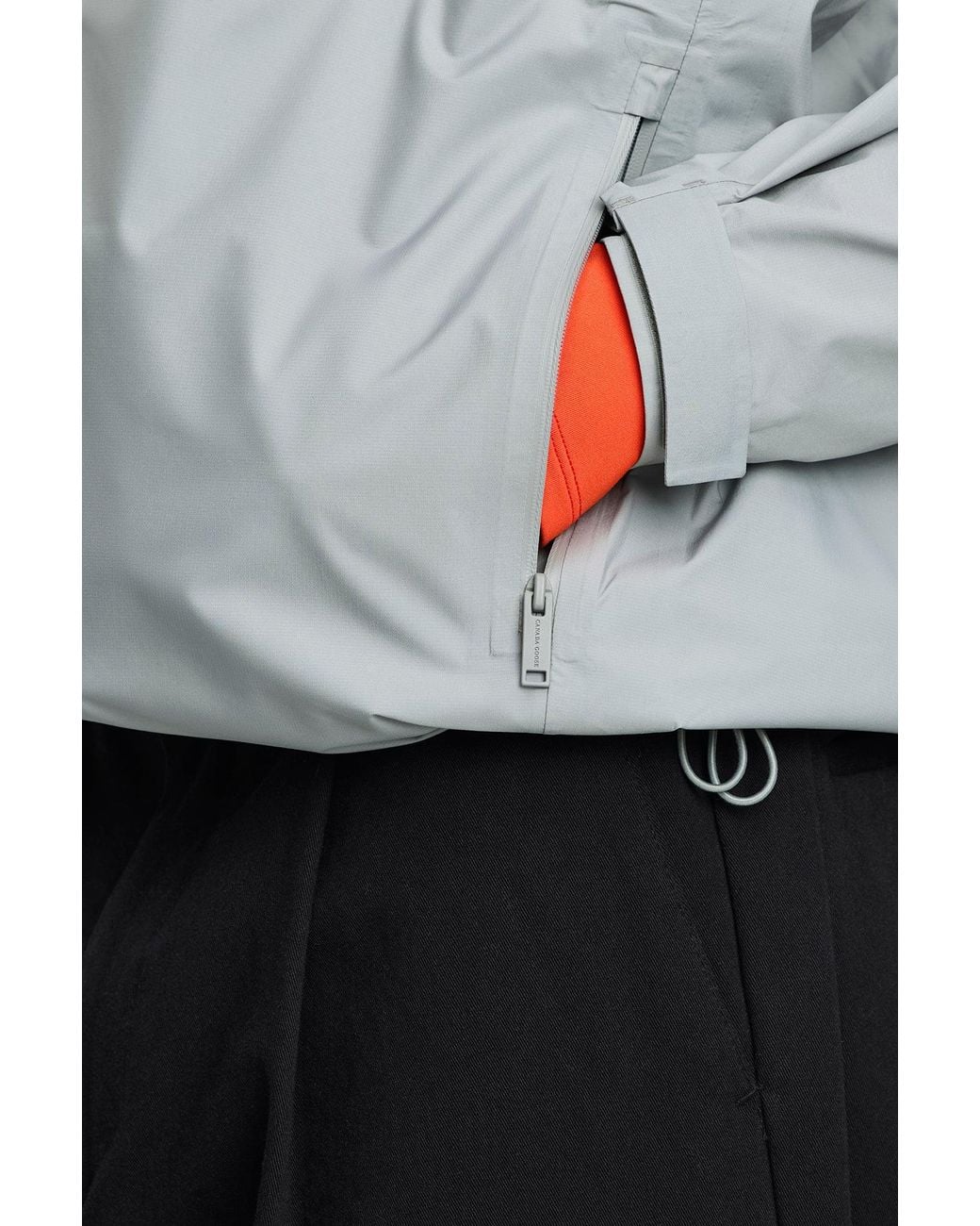 Canada Goose Gray Horizon Rain Jacket for men