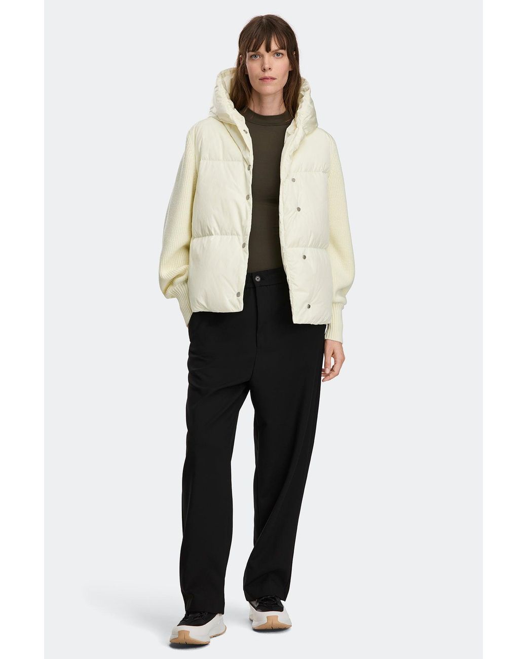 Canada Goose Natural Hybridge Astoria Knit Hoodie
