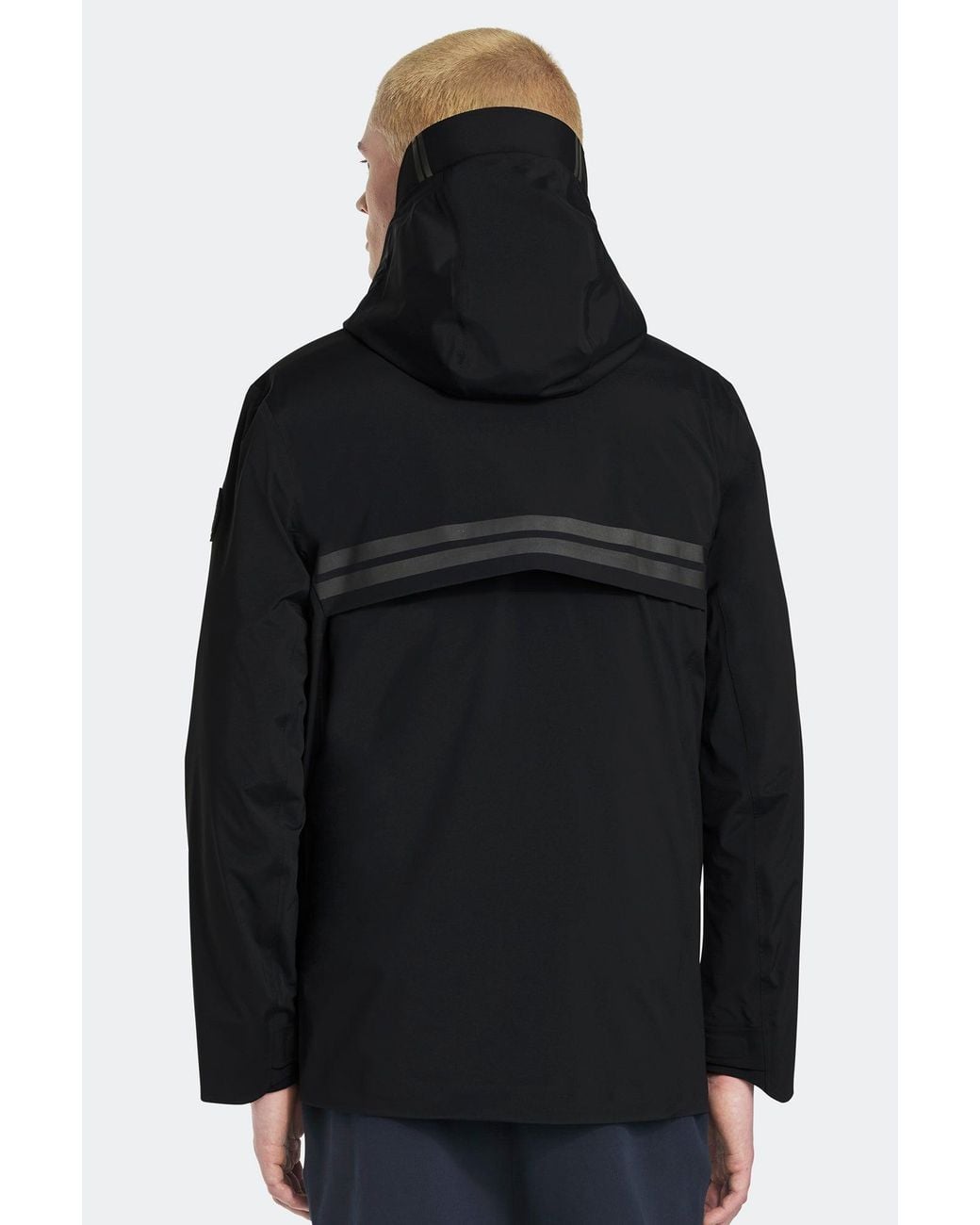 Canada Goose Black Nanaimo Rain Jacket Disc for men