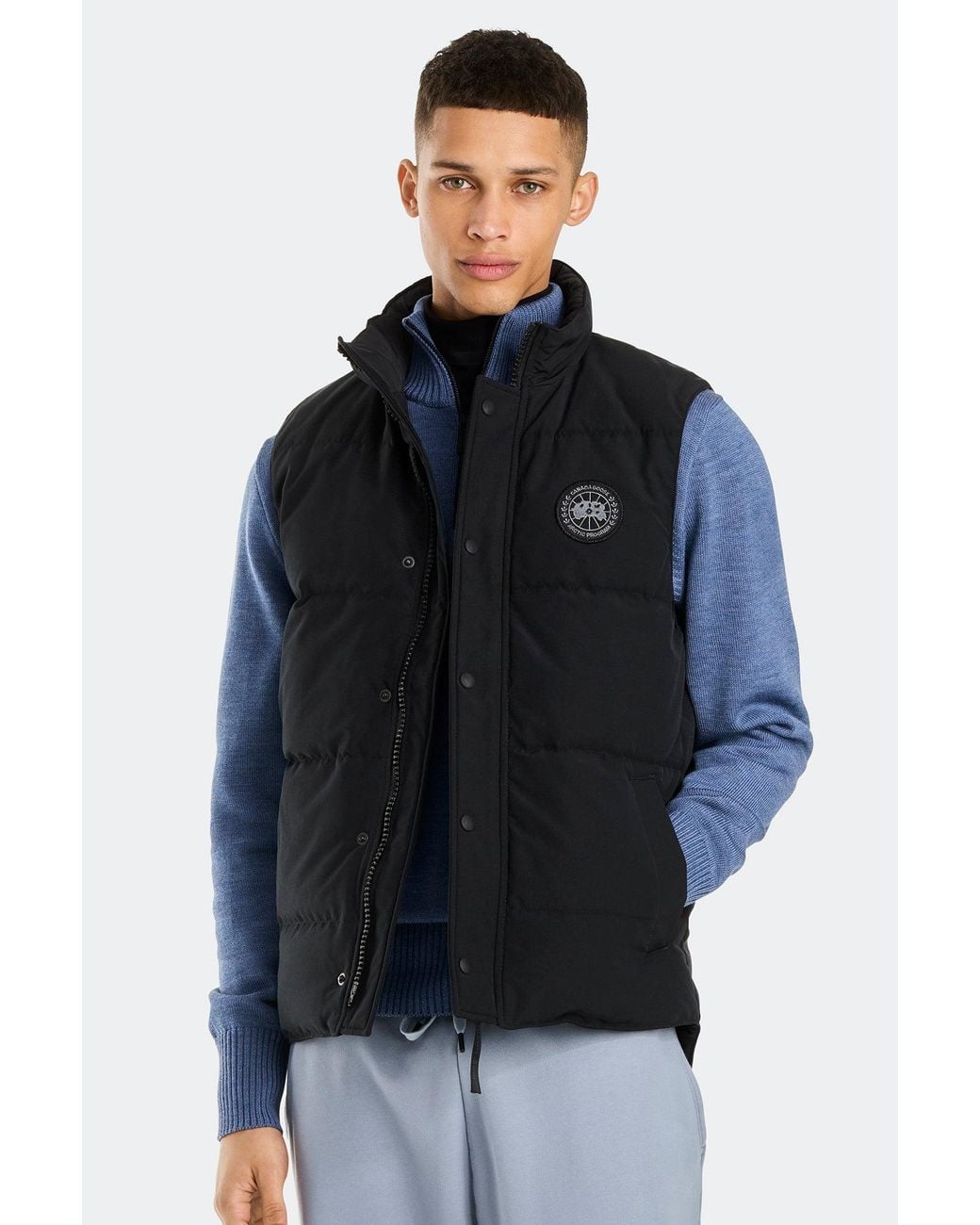Canada Goose Black Garson Vest Disc for men