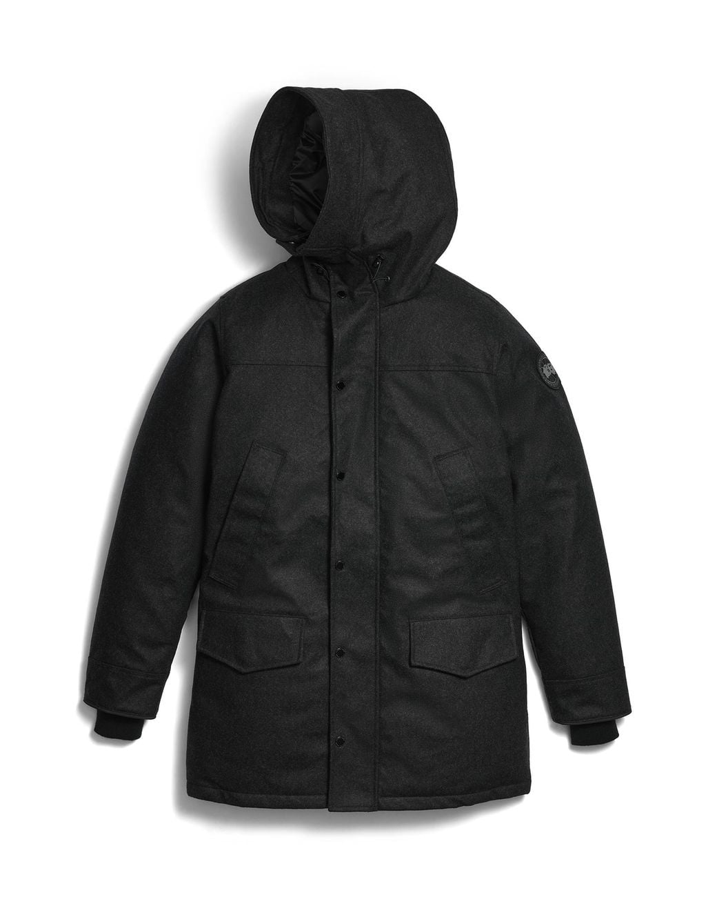 Canada Goose Black Langford Wool Parka for men