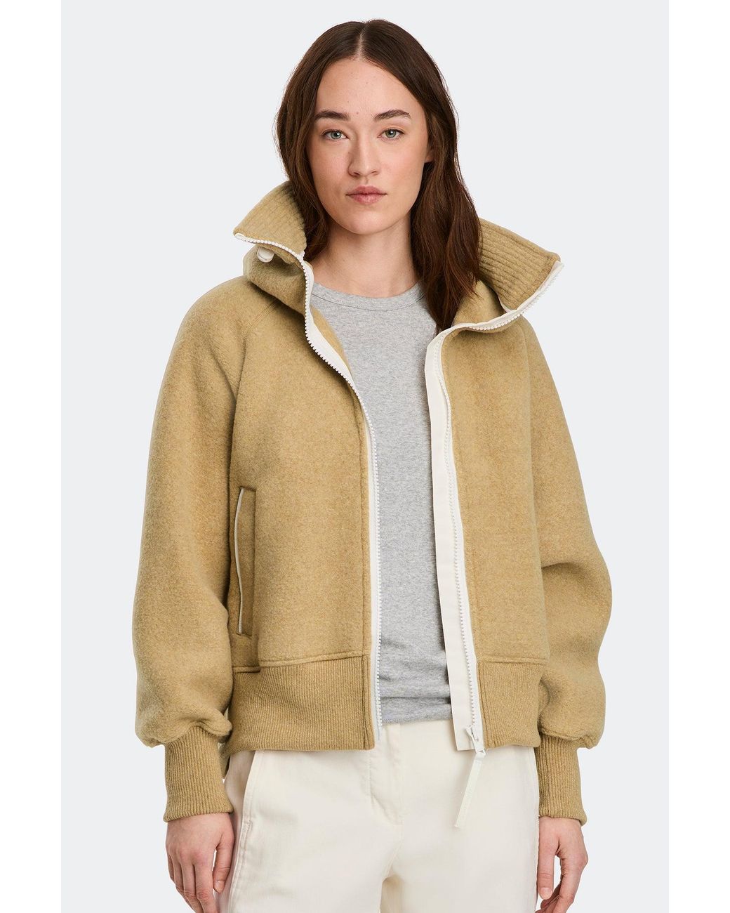 Canada Goose Natural Chilliwack Fleece Bomber Disc