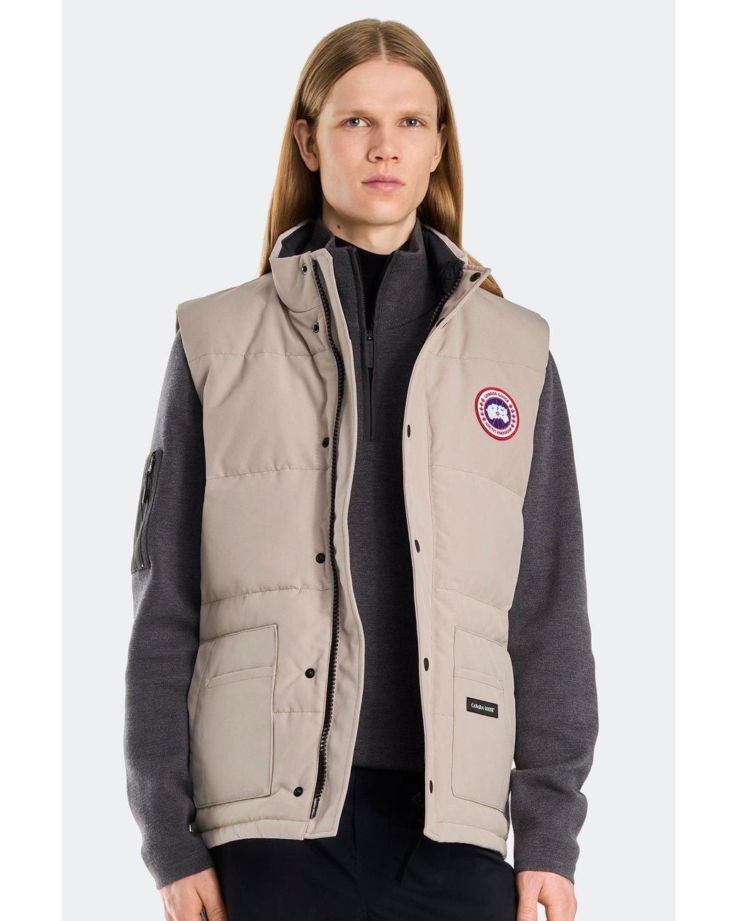 Canada Goose Natural Freestyle Crew Vest for men