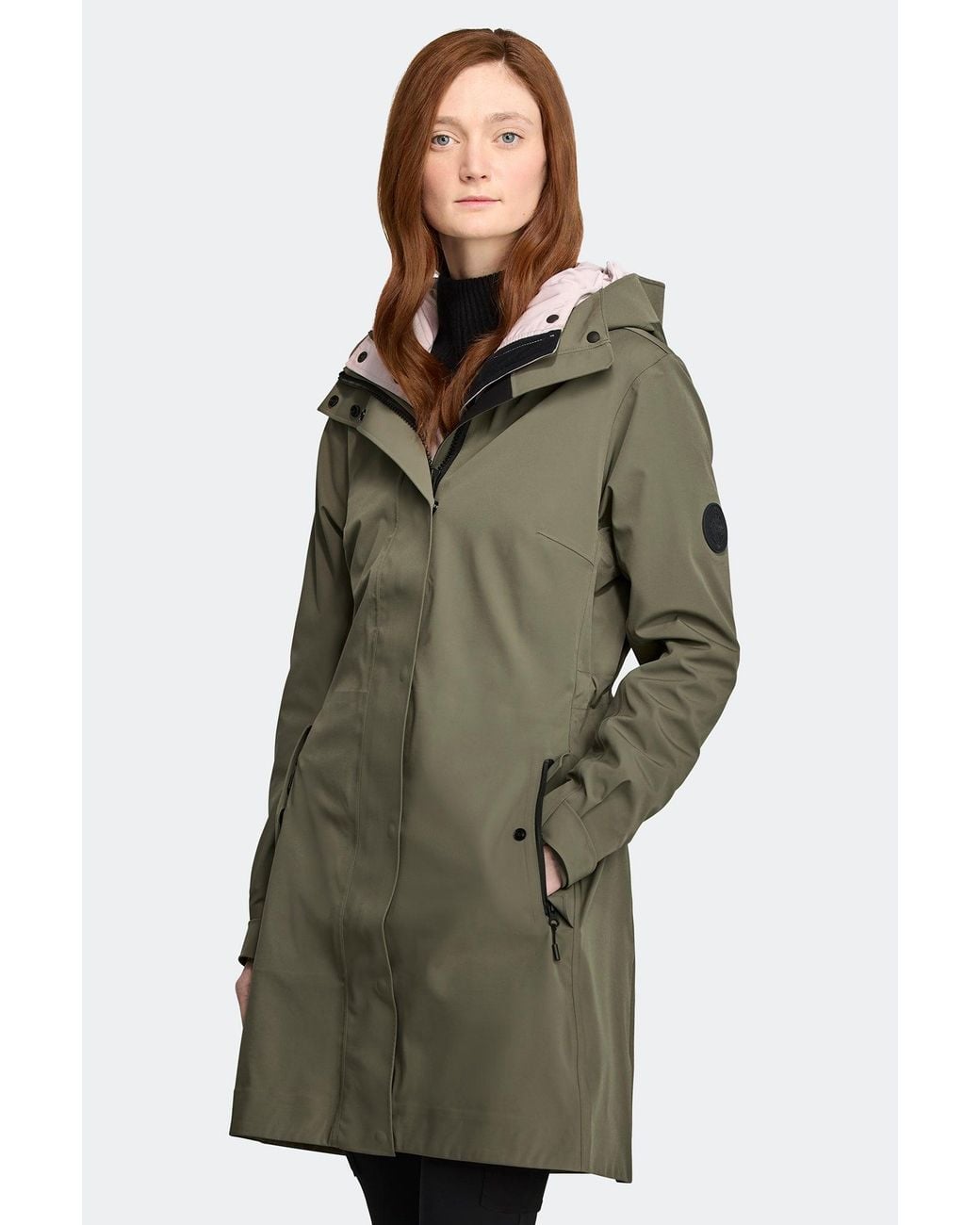 Canada Goose Green Cardero Rain Jacket Disc