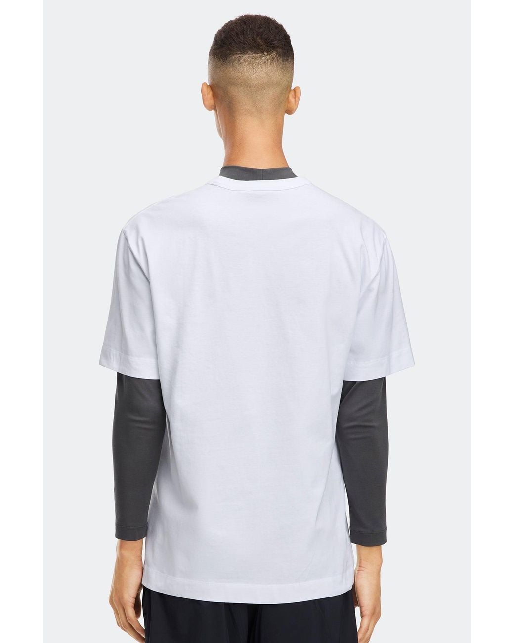 Canada Goose White Gladstone Embroidered Relaxed T-Shirt for men