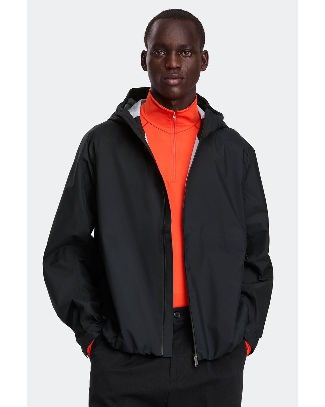 Canada Goose Black Horizon Rain Jacket for men