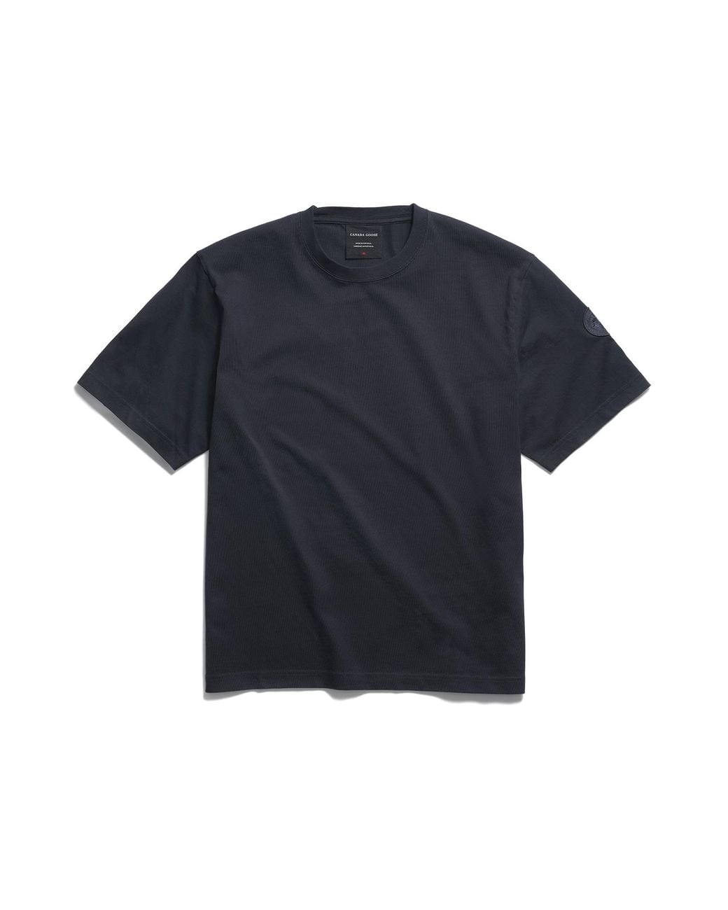 Canada Goose Blue Novo T-Shirt Tonal Disc for men