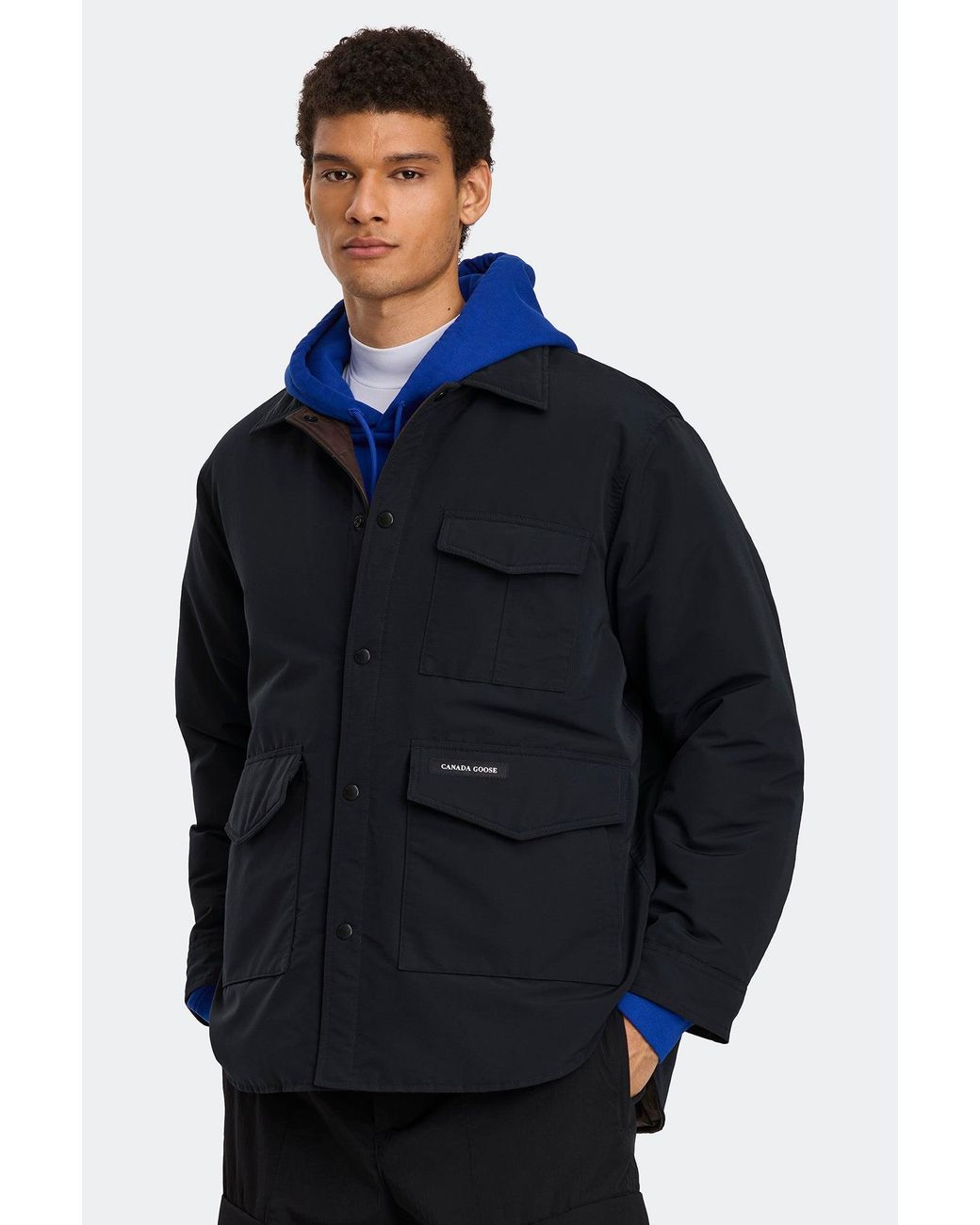 Canada Goose Blue Legacy Shirt Jacket for men