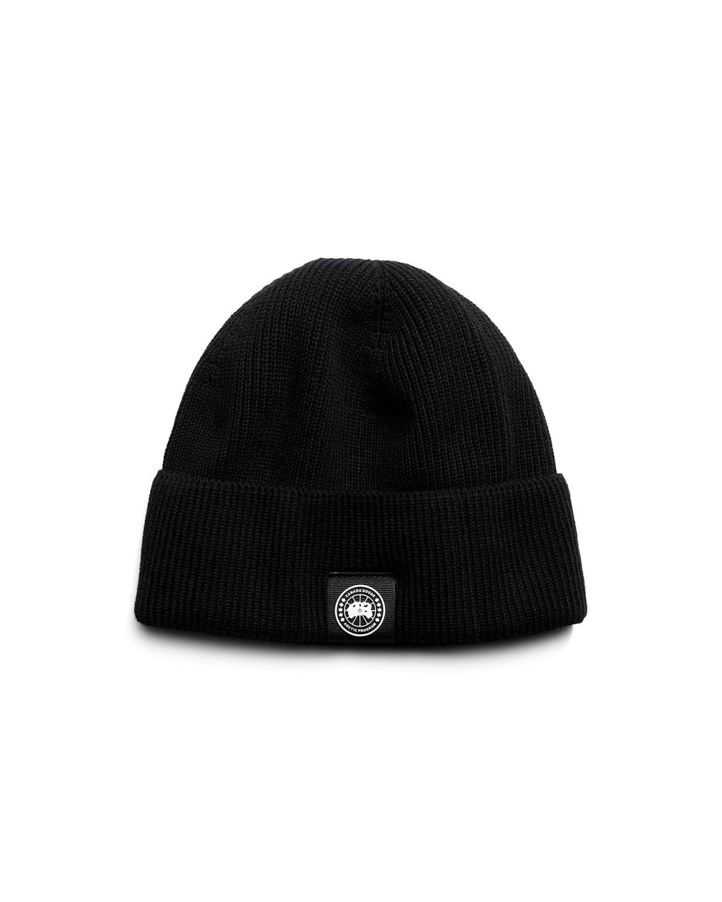 Canada Goose Black Cotton Beanie