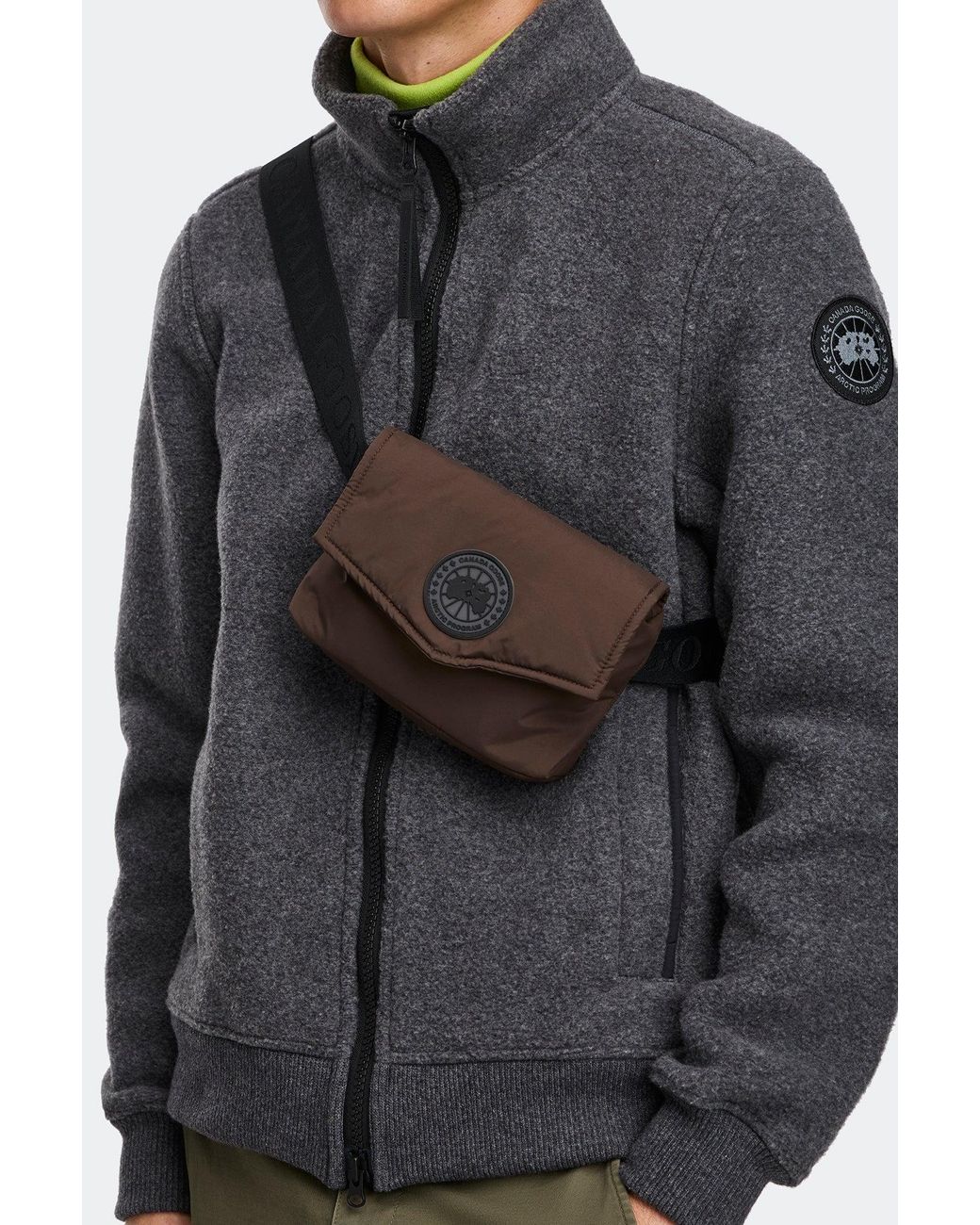 Canada Goose Black Enduraluxe Mini Waist Pack