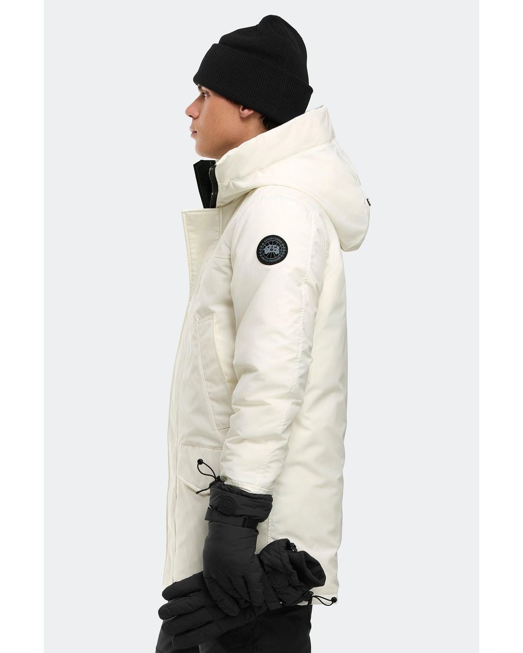 Canada Goose Black Langford Parka Disc for men