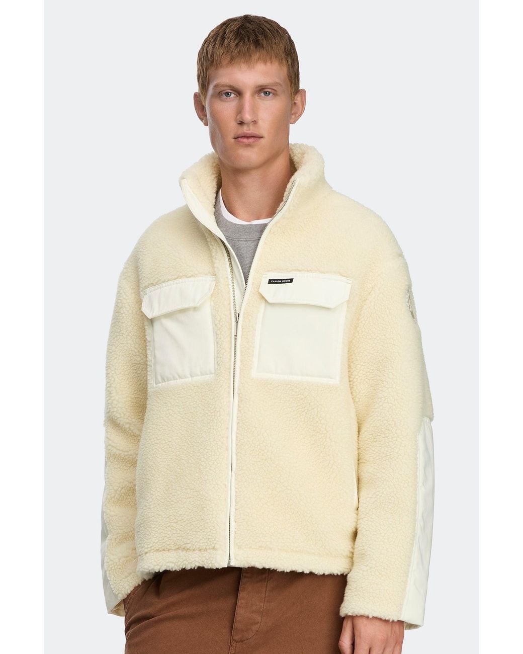 Canada Goose Natural Harrier Fleece Jacket for men