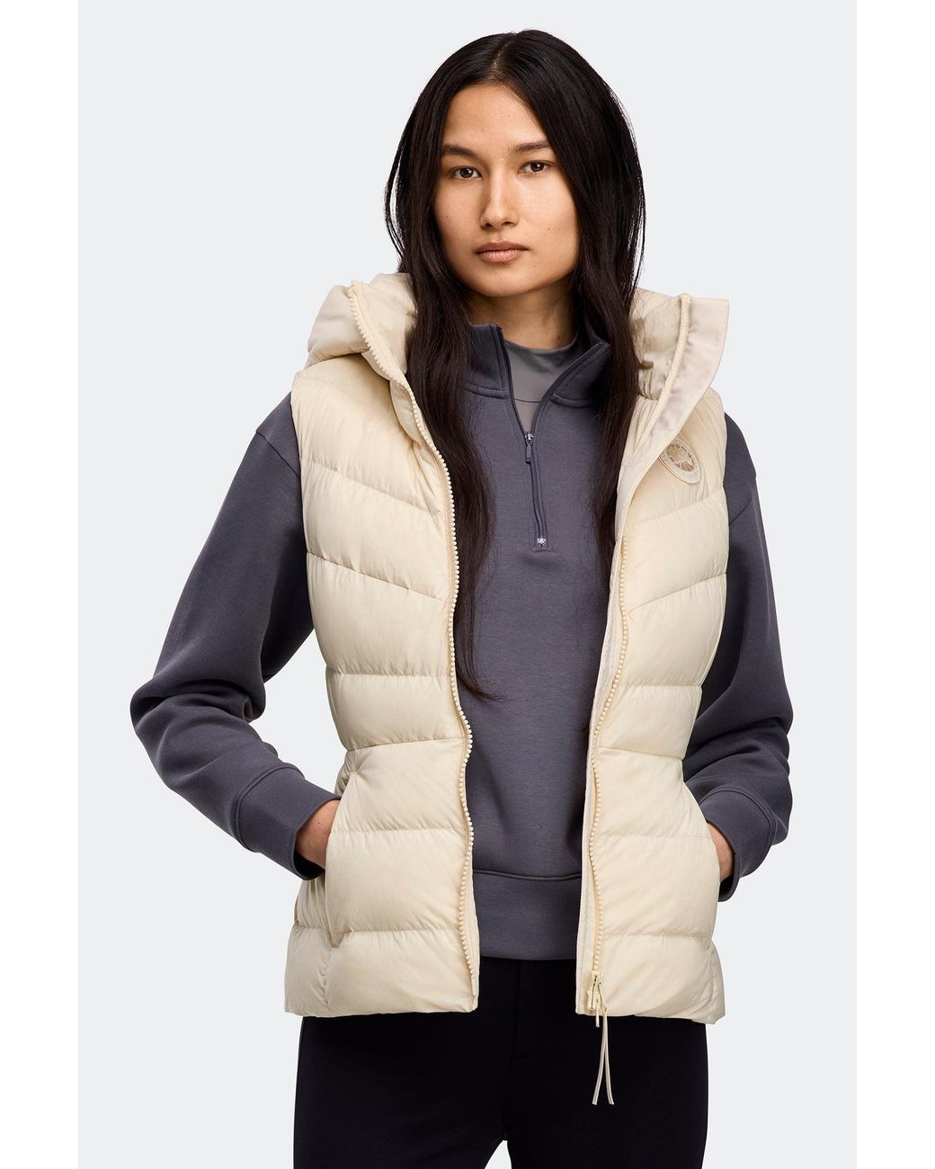 Canada Goose Black Clair Vest Tonal Disc