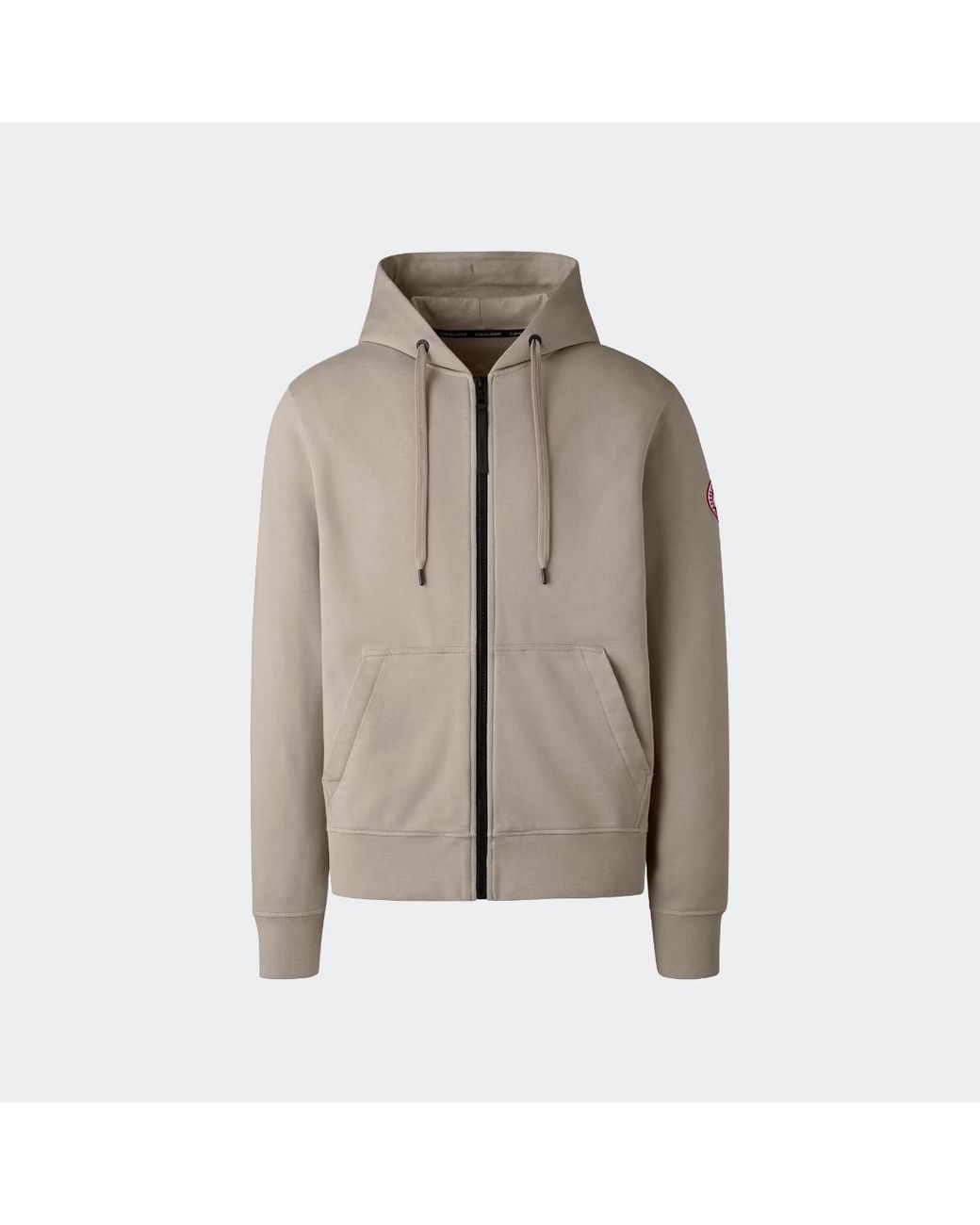 Canada Goose Natural Huron Full Zip Hoodie for men