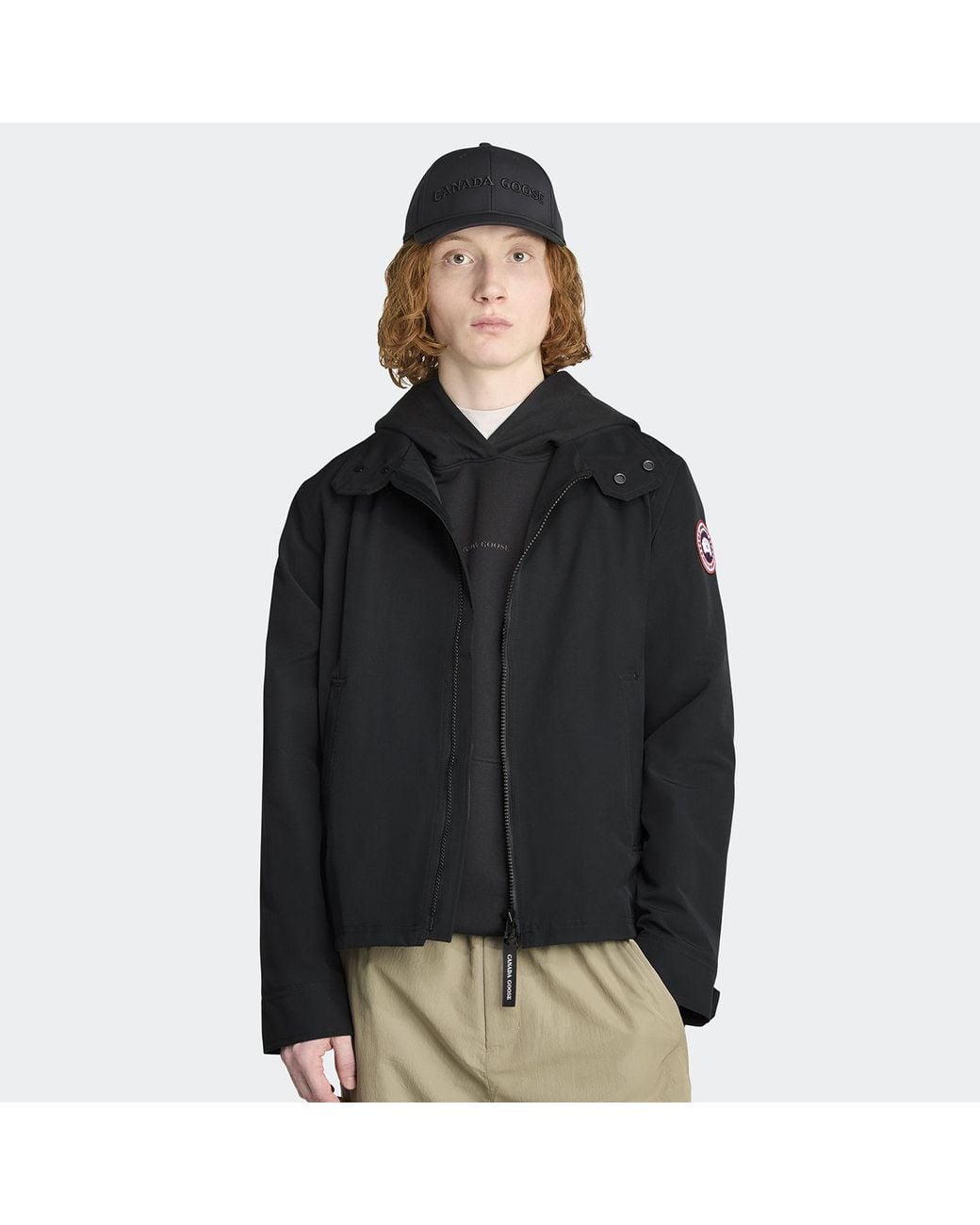 Canada Goose Black Rosedale Lightweight Jacket for men