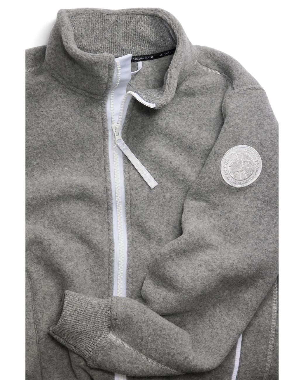 Canada Goose Gray Lawson Humanature Fleece Jacket for men