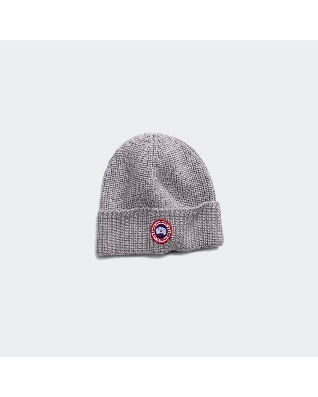 Canada Goose Brown Rib Toque for men