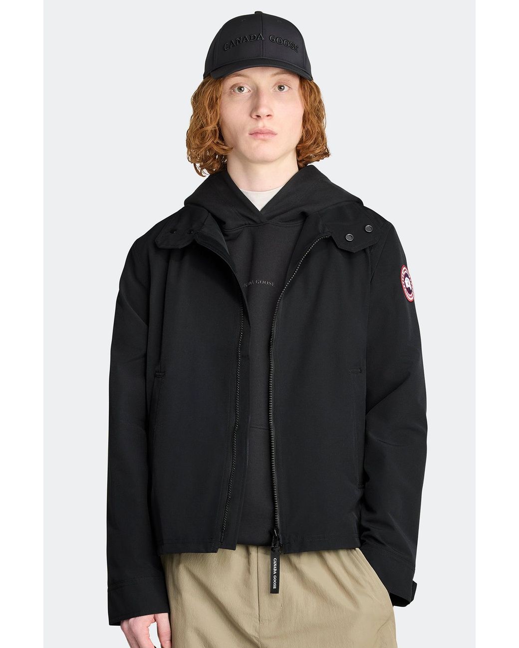 Canada Goose Black Rosedale Lightweight Jacket for men