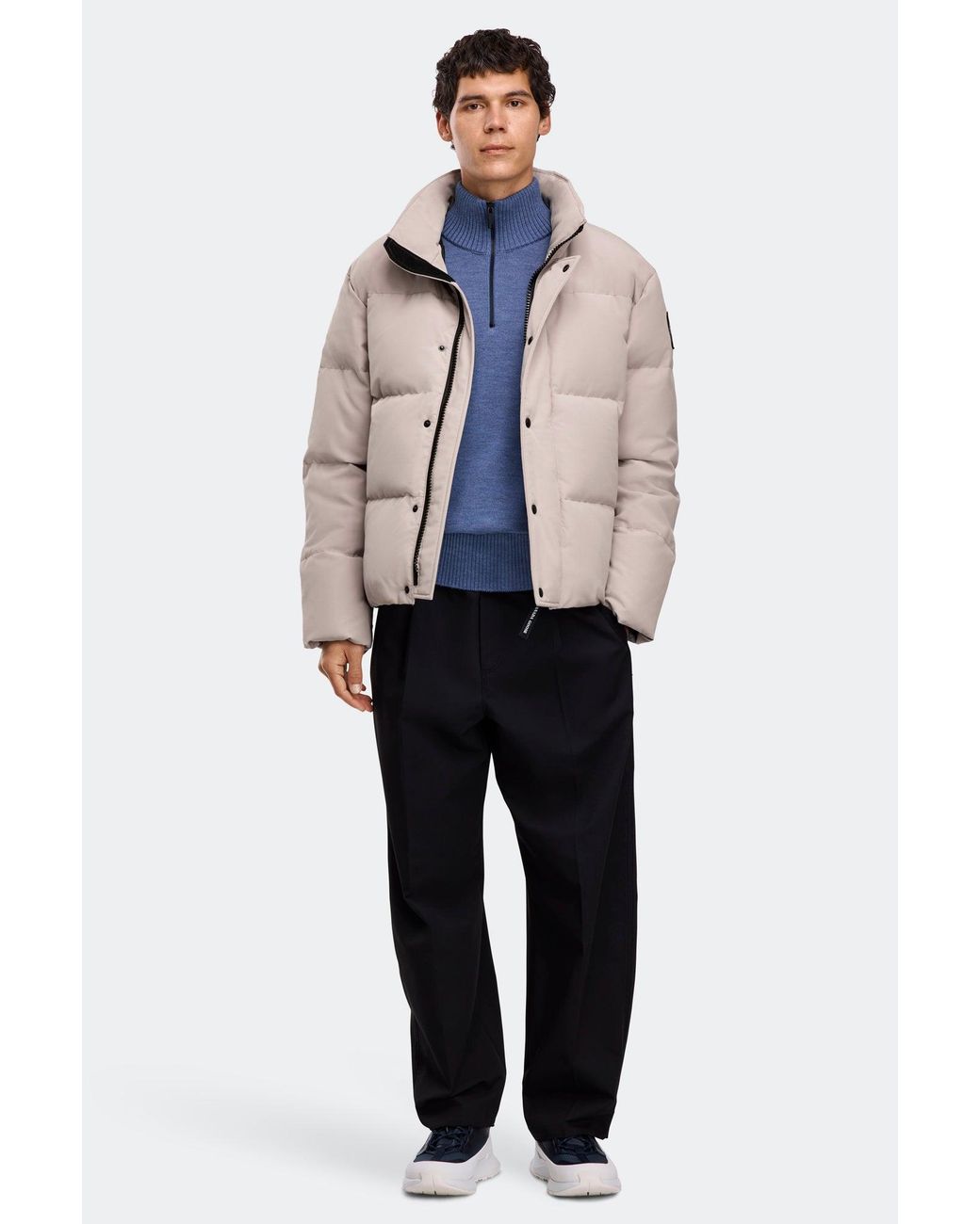 Canada Goose Blue Bayview Parka Disc for men