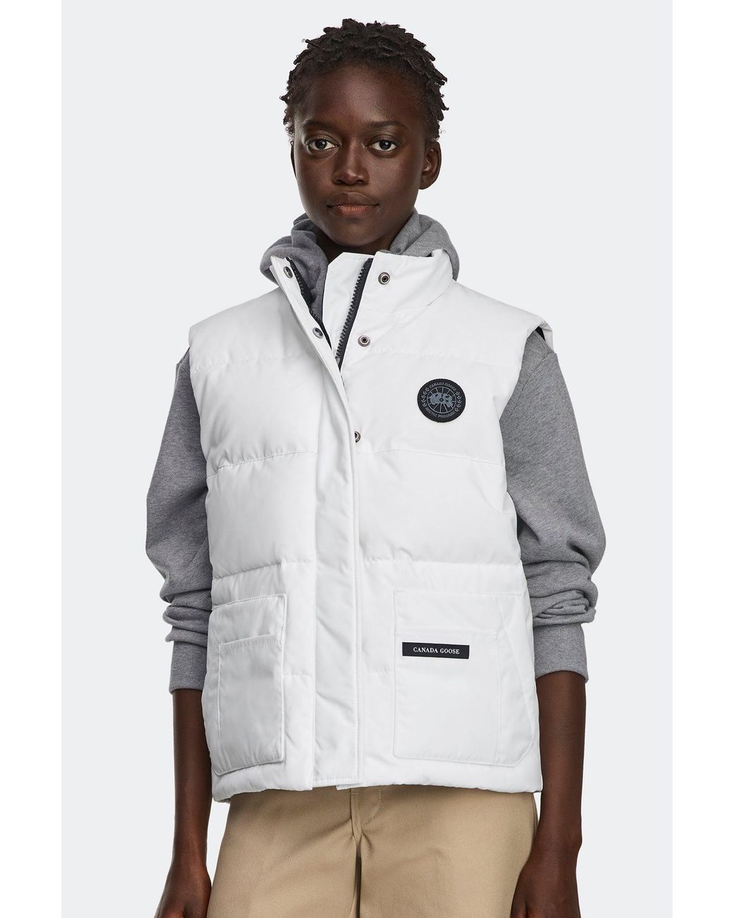 Canada Goose White Legacy Freestyle Vest Disc