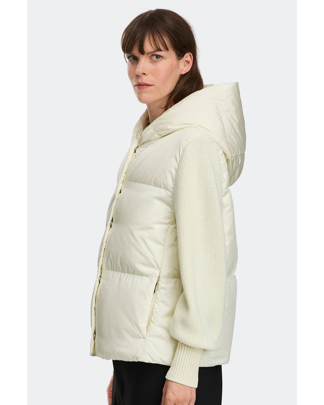 Canada Goose Natural Hybridge Astoria Knit Hoodie