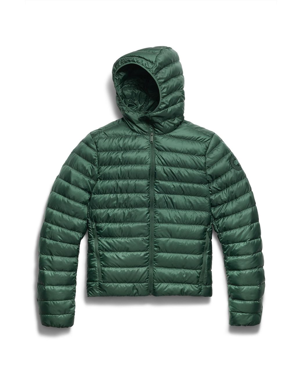 Canada Goose Green Aethera Hoodie Tonal Disc