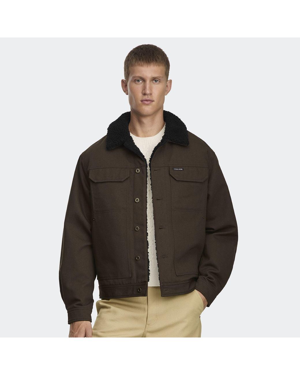 Canada Goose Brown Ash Lightweight Jacket for men