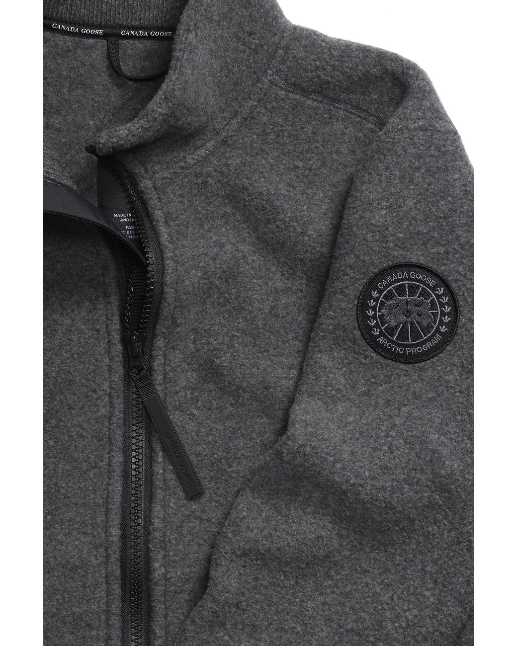 Canada Goose Gray Lawson Fleece Jacket Disc for men