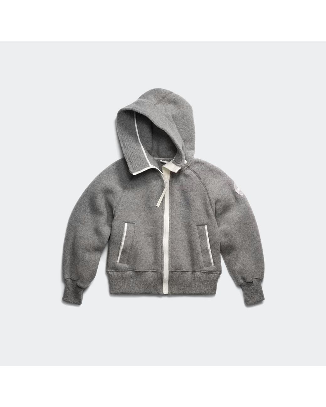Canada Goose Gray Chilliwack Bomber Kind Fleece Label