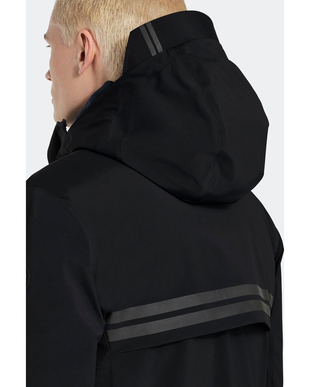 Canada Goose Black Nanaimo Rain Jacket Disc for men
