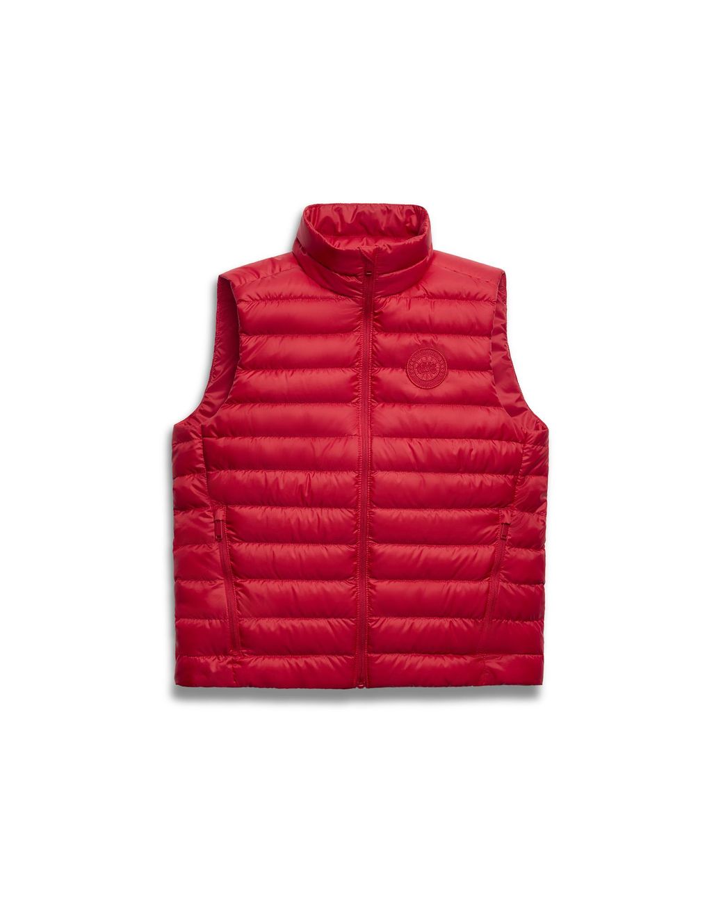 Canada Goose Red Aethera Vest Tonal Disc
