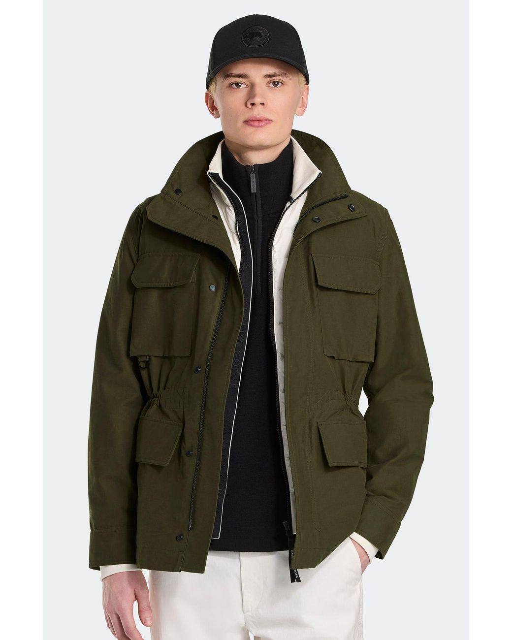 Canada Goose Black Harrison Lightweight Jacket for men