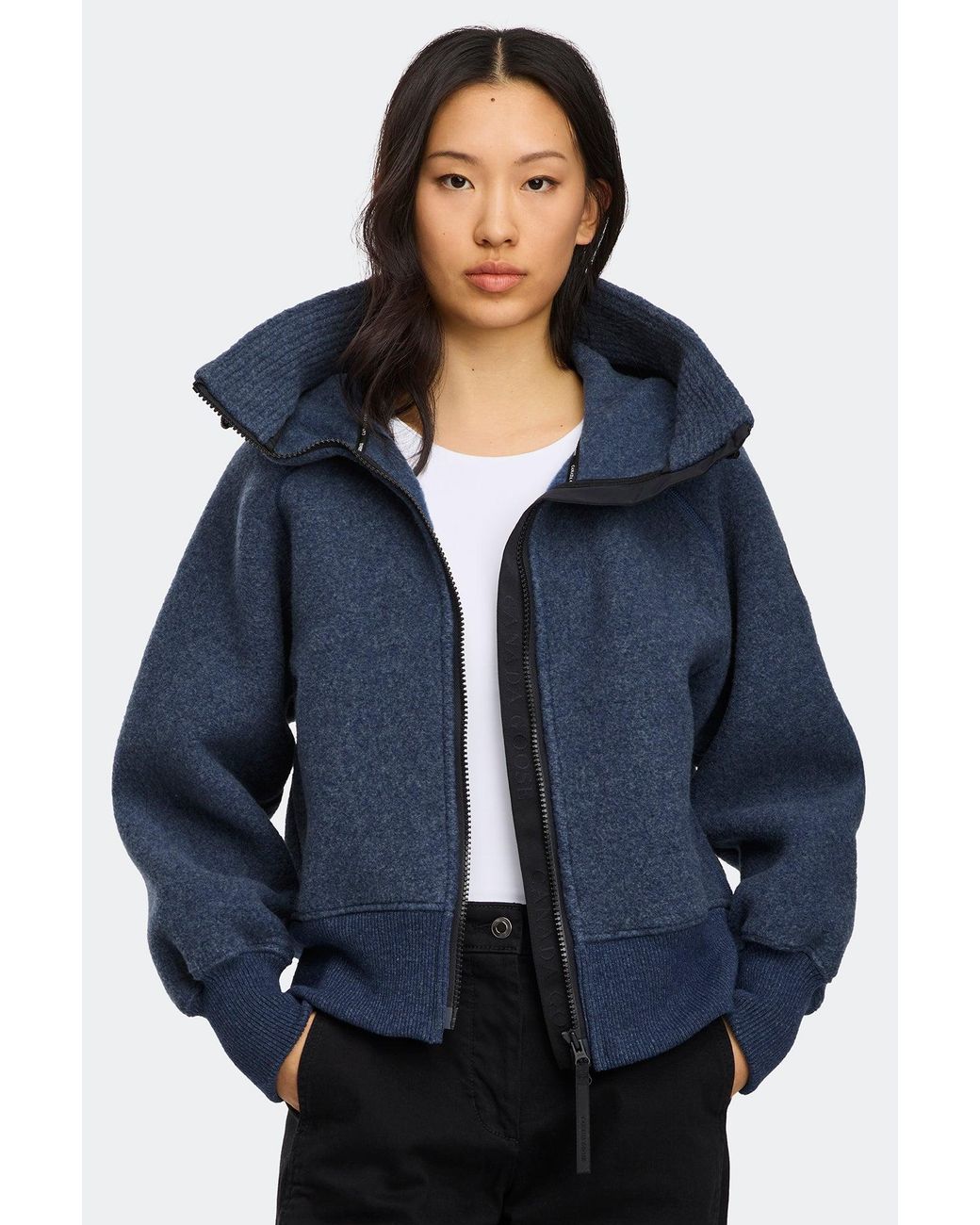 Canada Goose Blue Chilliwack Fleece Bomber Disc