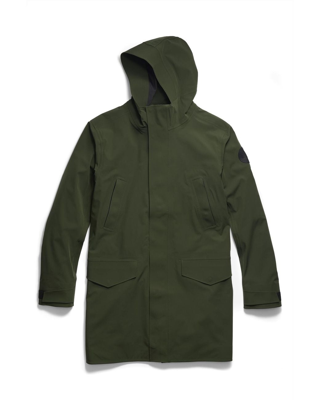 Canada Goose Green Barclay Rain Jacket Disc for men