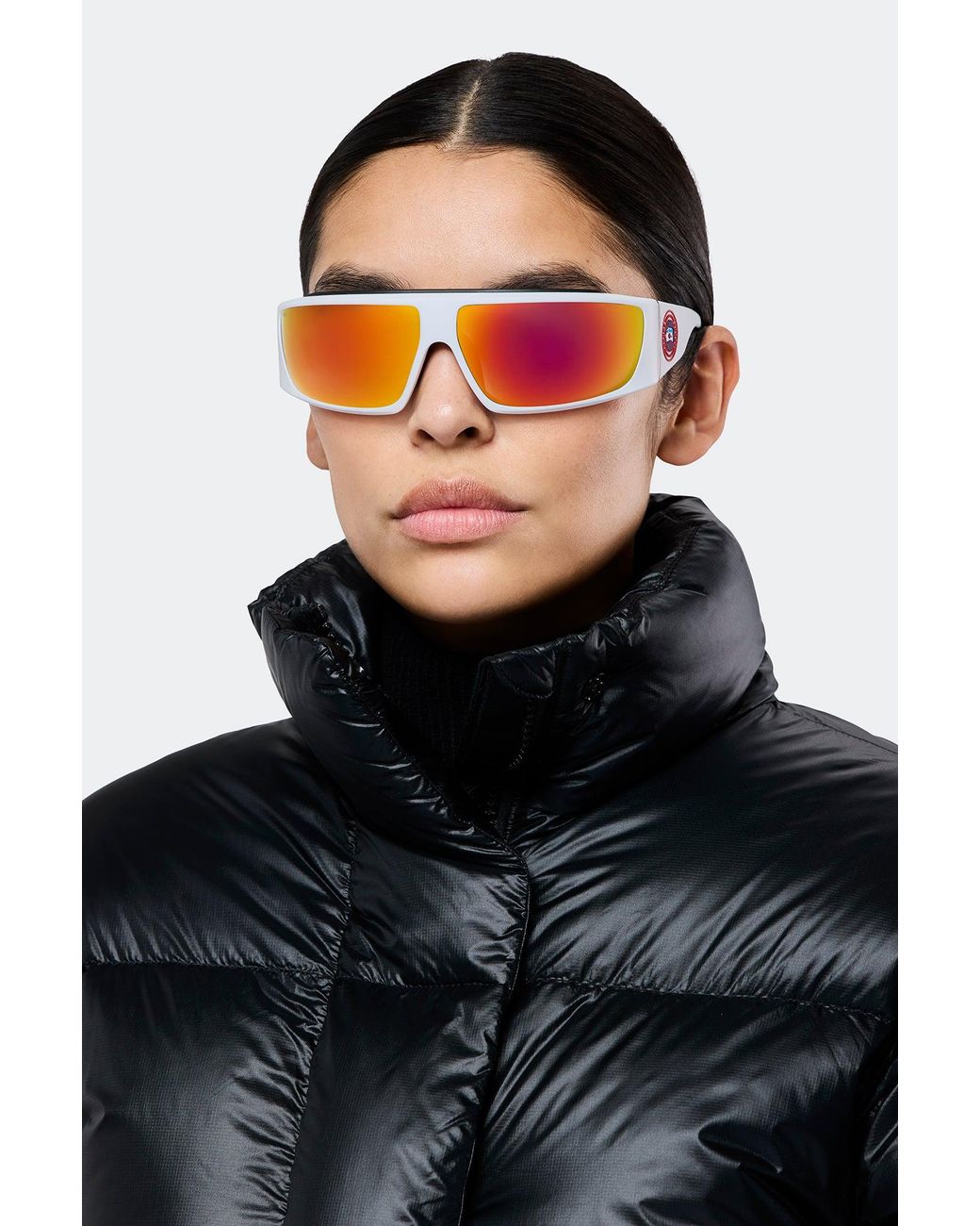 Canada Goose White Summit Edge Sunglasses