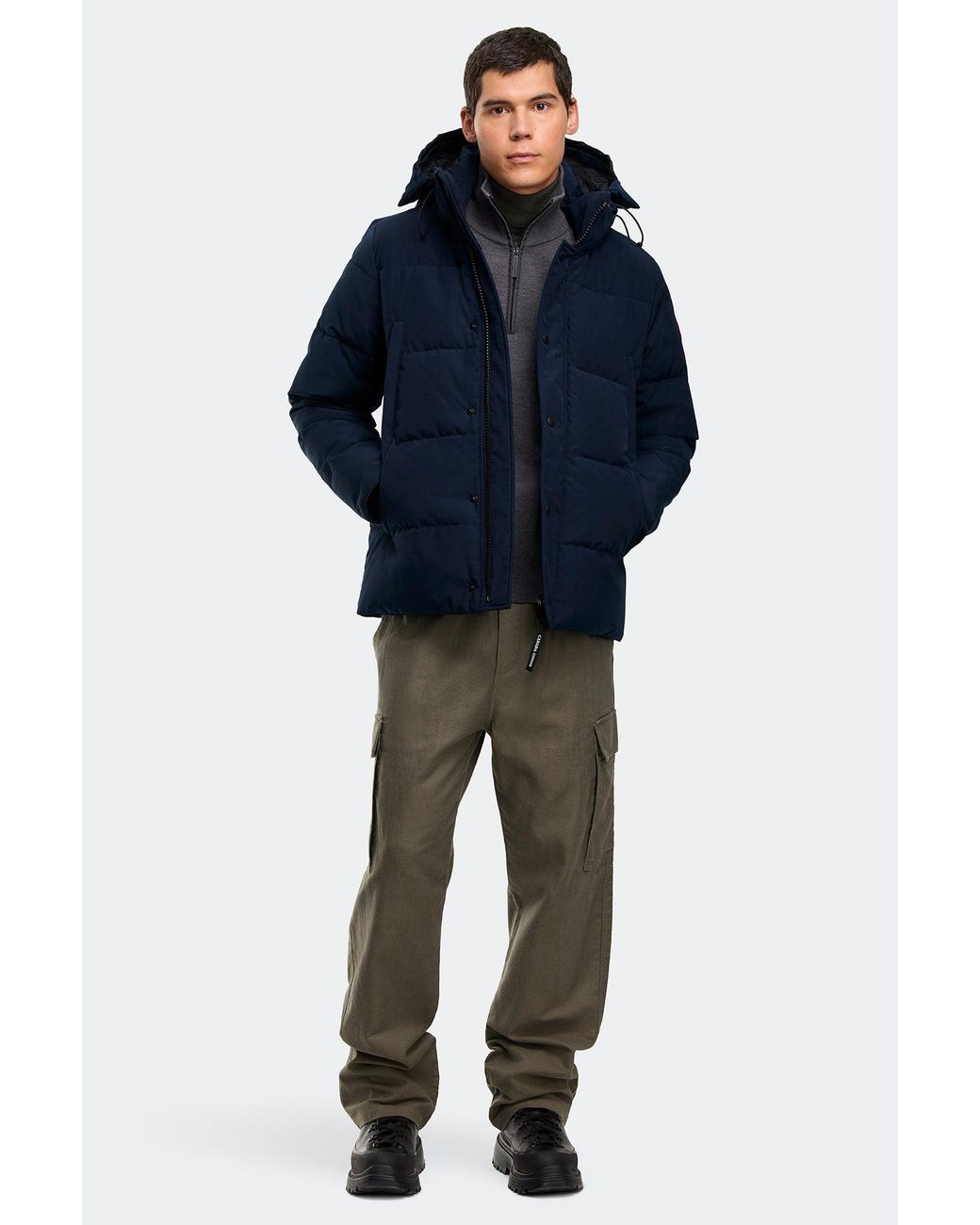 Canada Goose Blue Wyndham Parka for men