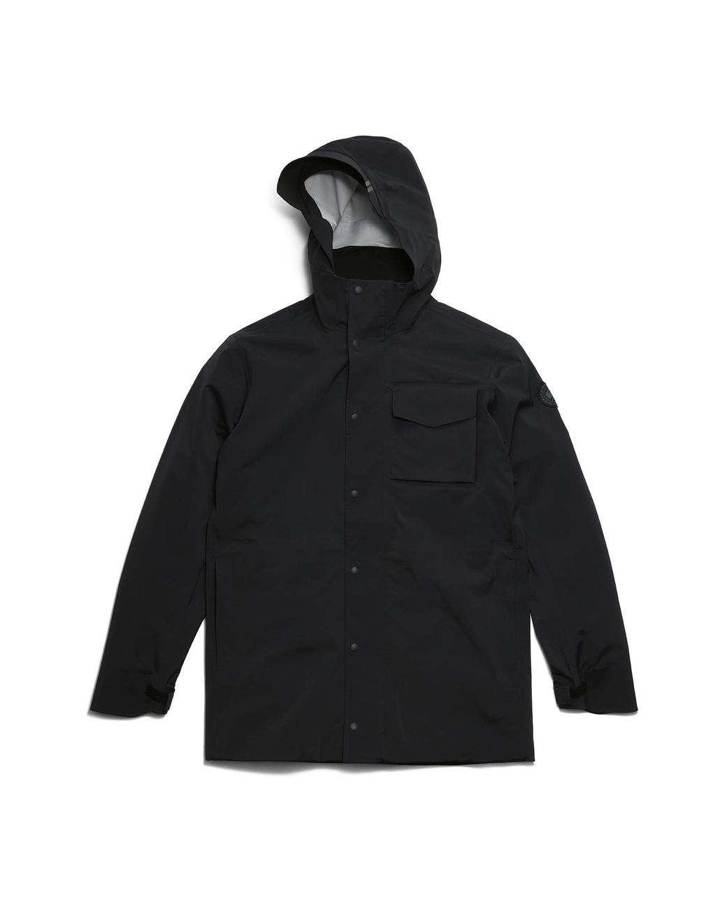 Canada Goose Black Nanaimo Rain Jacket Disc for men