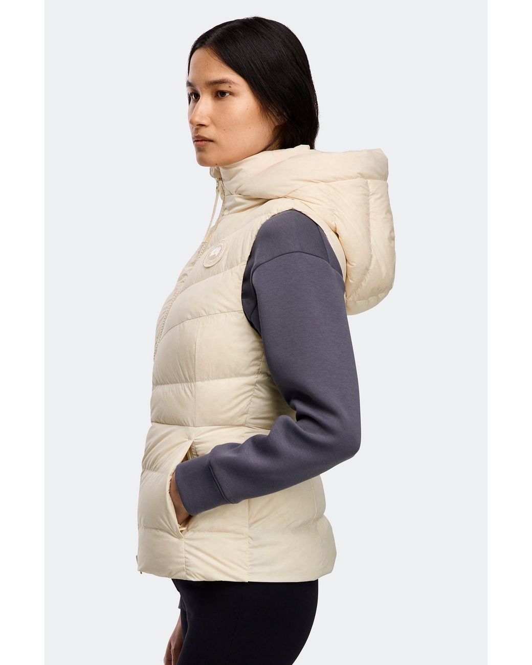 Canada Goose Black Clair Vest Tonal Disc