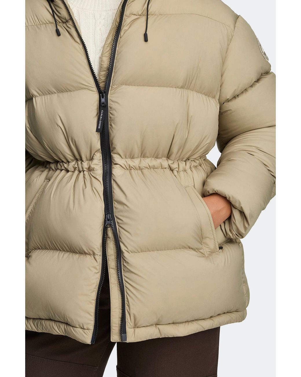 Canada Goose Natural Fallon Puffer Coat