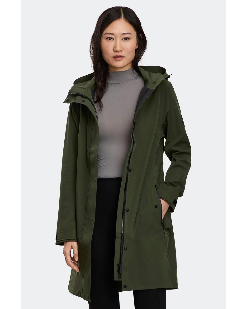 Canada Goose Green Cardero Rain Jacket Disc