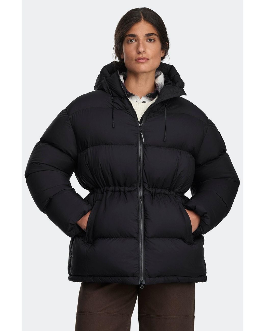 Canada Goose Black Fallon Puffer Coat