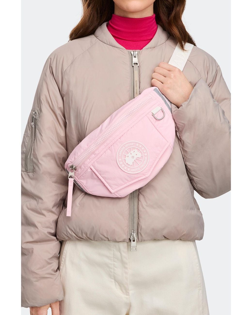 Canada Goose Pink Enduraluxe Waist Pack