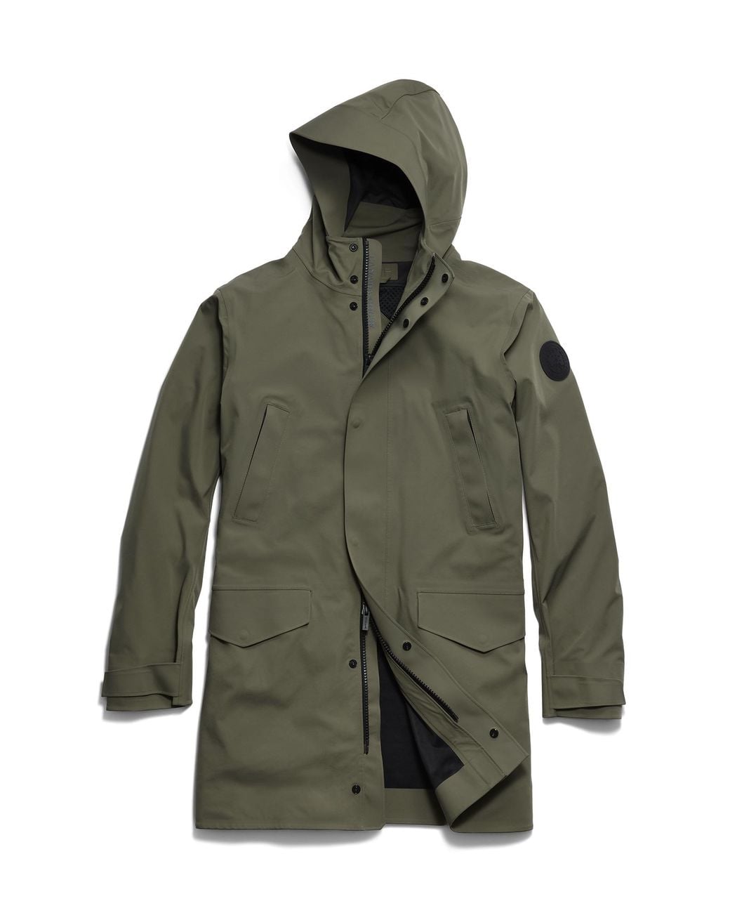 Canada Goose Green Barclay Rain Jacket Disc for men