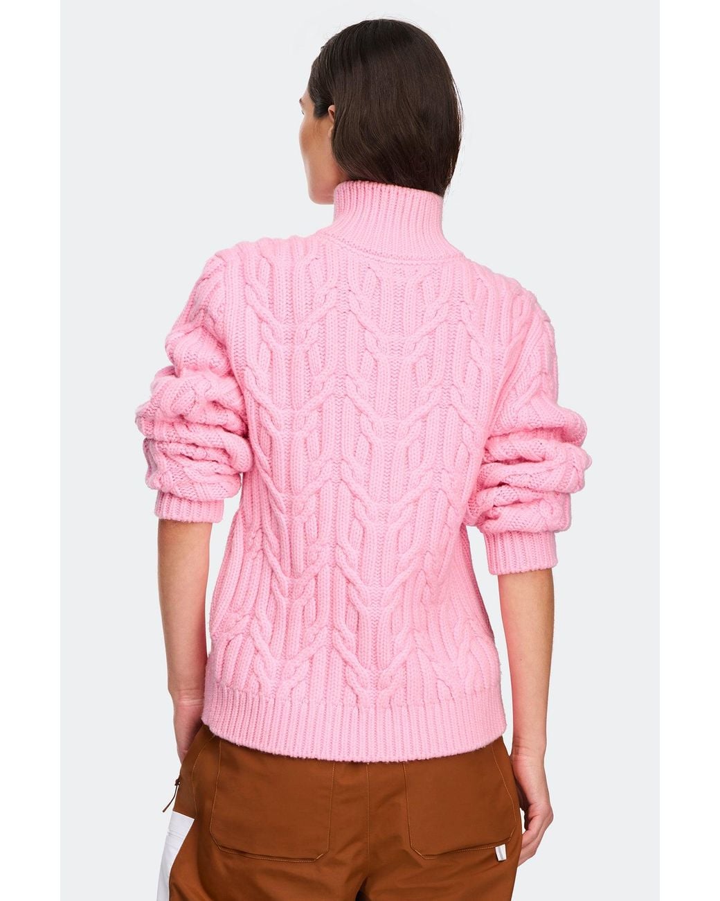 Canada Goose Pink Reese Full Zip Cardigan