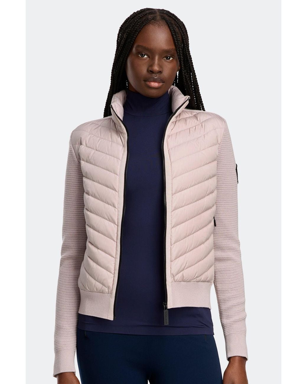 Canada Goose Blue Hybridge Knit Jacket Disc