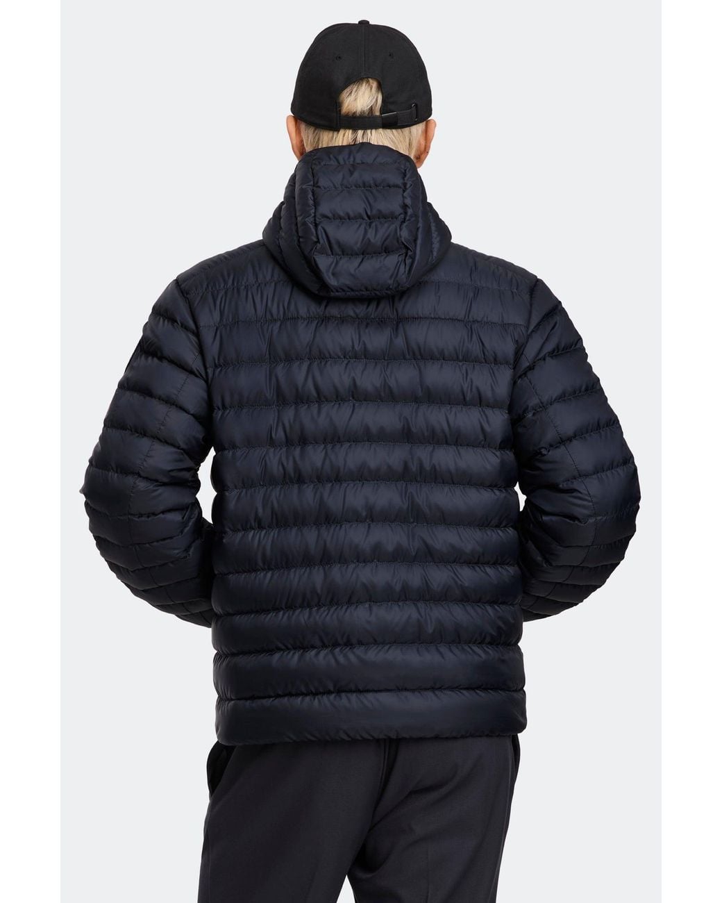 Canada Goose Blue Stratus Hoodie Tonal Disc for men