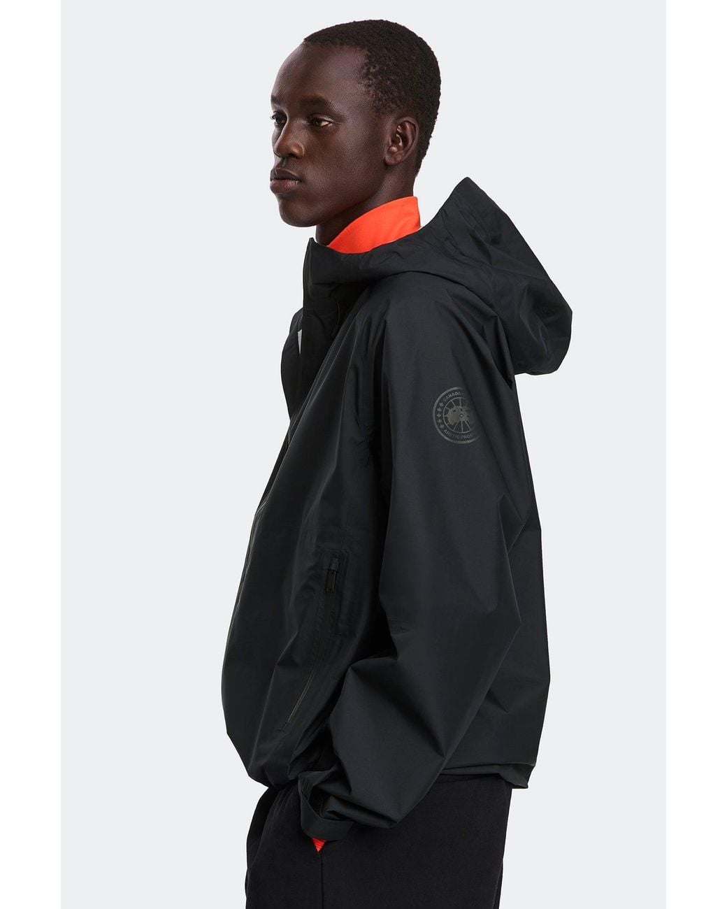 Canada Goose Black Horizon Rain Jacket for men