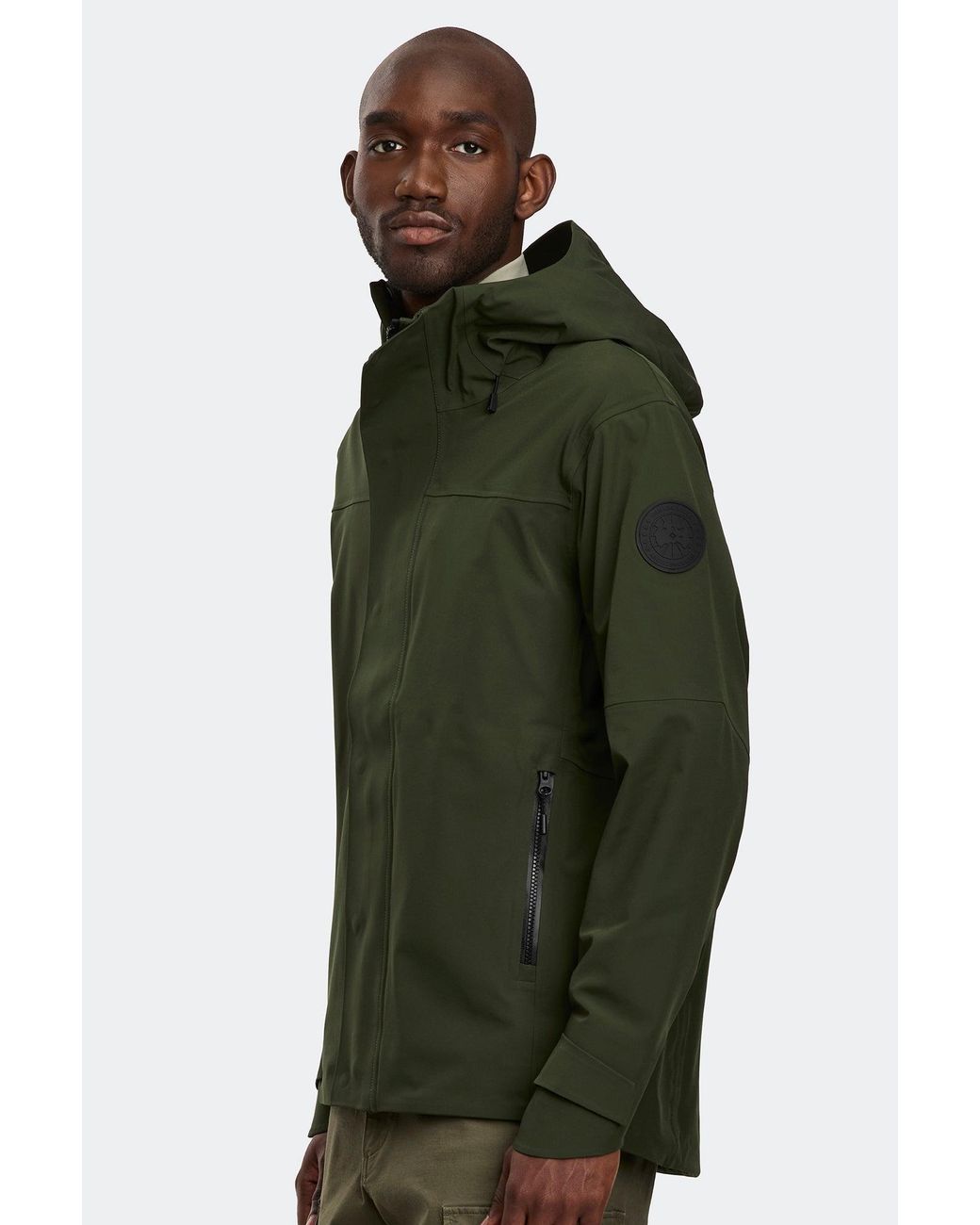 Canada Goose Green Rupert Rain Jacket Disc for men