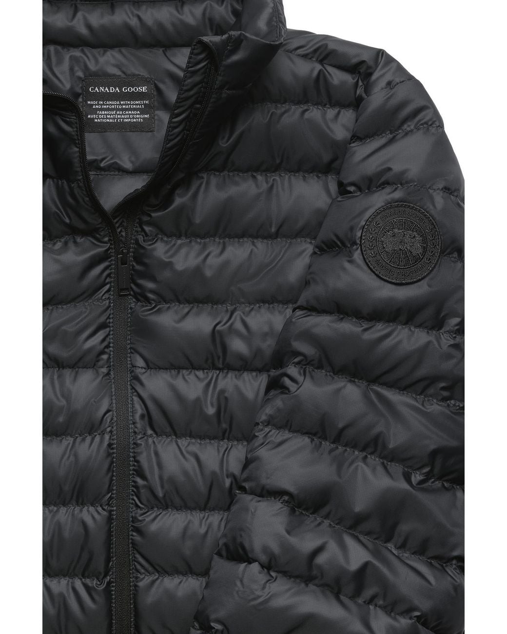 Canada Goose Black Aethera Jacket Tonal Disc