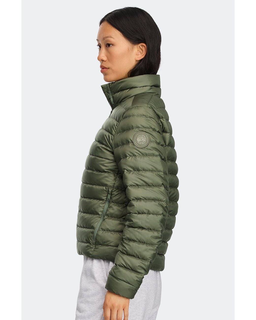 Canada Goose Green Aethera Jacket Tonal Disc